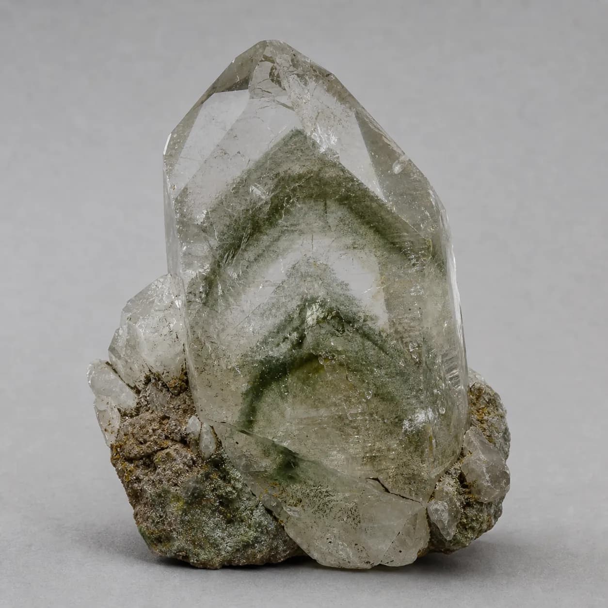綠幽靈(Green Phantom Quartz)天然原礦